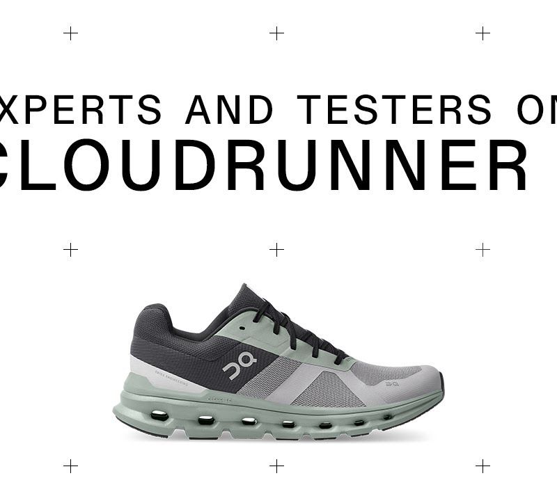 Damen Laufschuhe On Cloudrunner Waterproof fade/schwarz 15