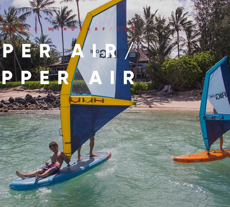 SUP Brett Fanatic Viper Air Windsurf 11'0  blau 13200-1148 17