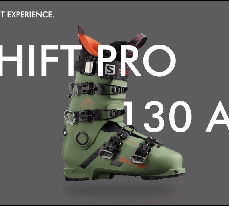 Skischuhe Herren Salomon Shift Pro 100 AT grün L478 12