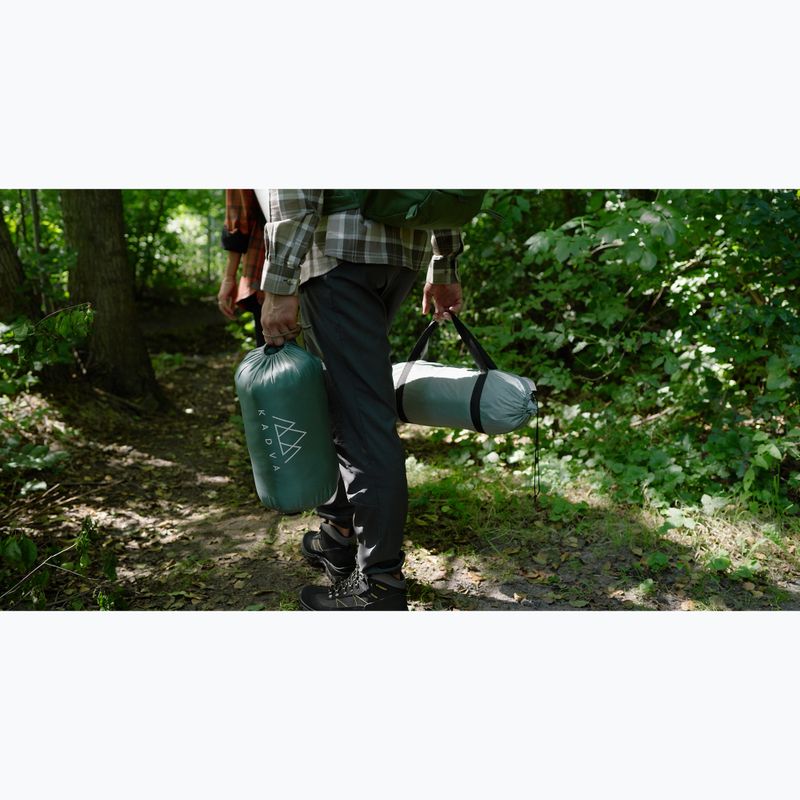 Ultraleichtes 2-Personen-Trekkingzelt KADVA EXPEDIT 2 PRO graugrün 21