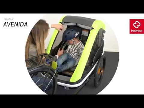 Fahrradanhänger Hamax Avenida One schwarz-grün 42_HAM 10