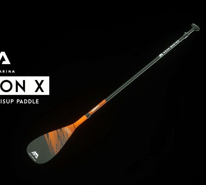 Aqua Marina CARBON X 3-teiliges SUP-Paddel schwarz und orange B0303016 8