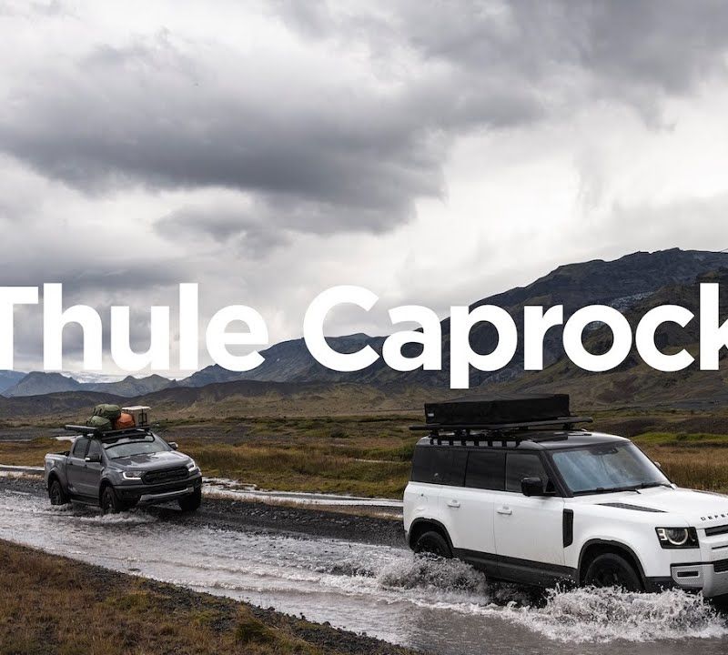Thule Caprock dachmontierte Fahrradplattform schwarz 611001 3