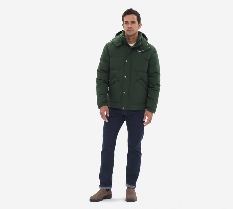 Herren Patagonia Downdrift Daunenjacke grayling braun 9