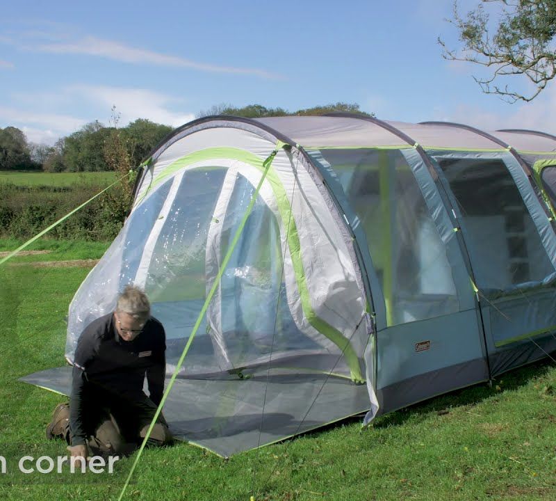 Coleman Meadowood 4 Lange Camping Zelt blau 2000037068 10