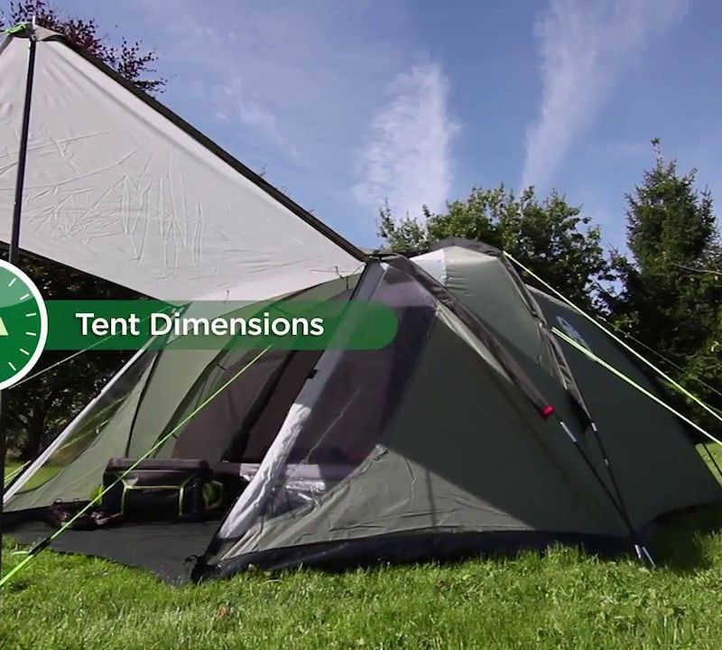 Coleman Rock Springs 4 Personen Camping Zelt 4 grün 2000038888 7