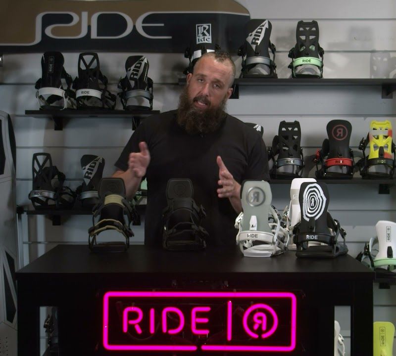 Snowboardbindungen RIDE A-6 weiß 12F1004.1.5 5