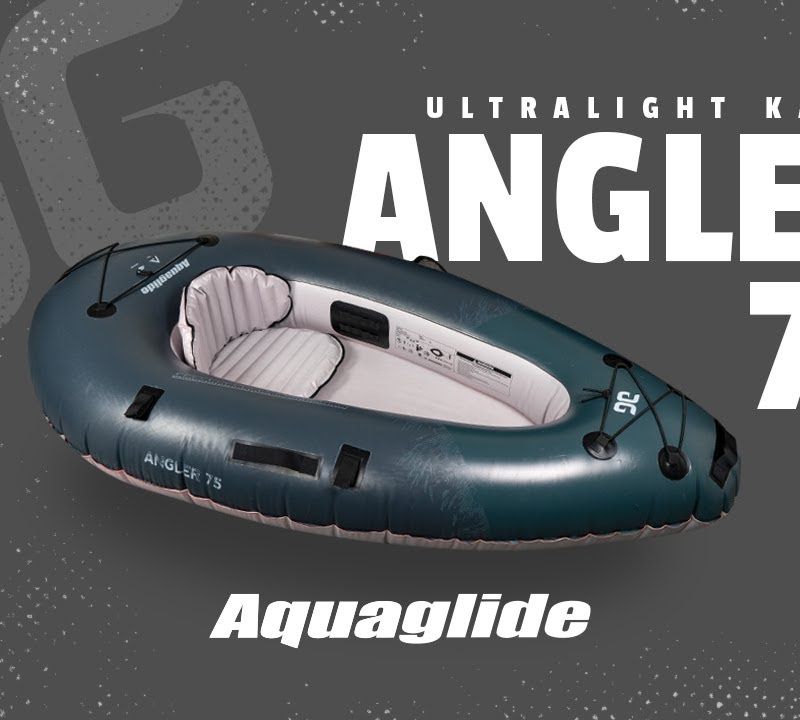 Aquaglide Backwoods Angler 75 grau 584121108 Aufblasbares 1-Personen-Kajak 9