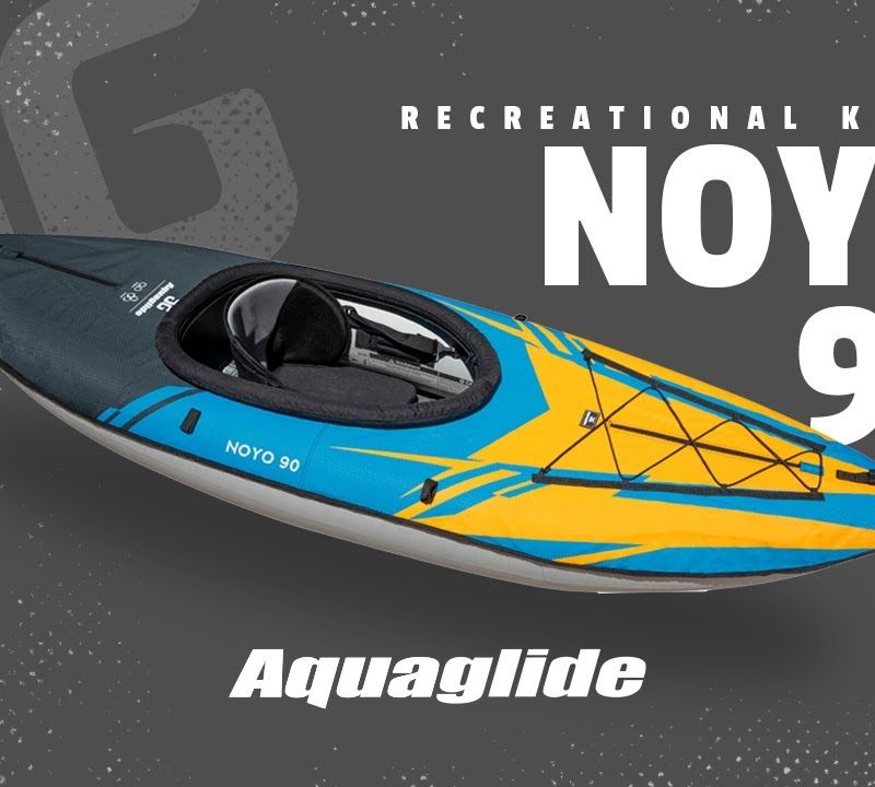 Aquaglide Noyo 90 blau 584119111 Aufblasbares 1-Personen-Kajak 11