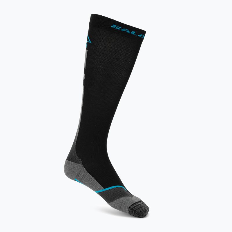 Skisocken Salomon MTN black/blue Danube 8