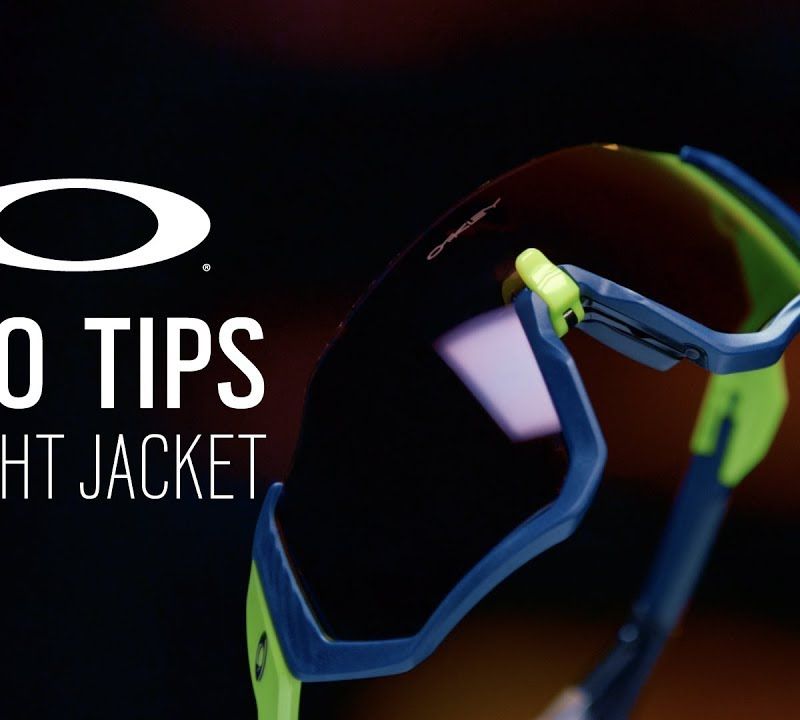 Oakley Flug Jacke Radfahren Brille schwarz und lila 0OO9401 8
