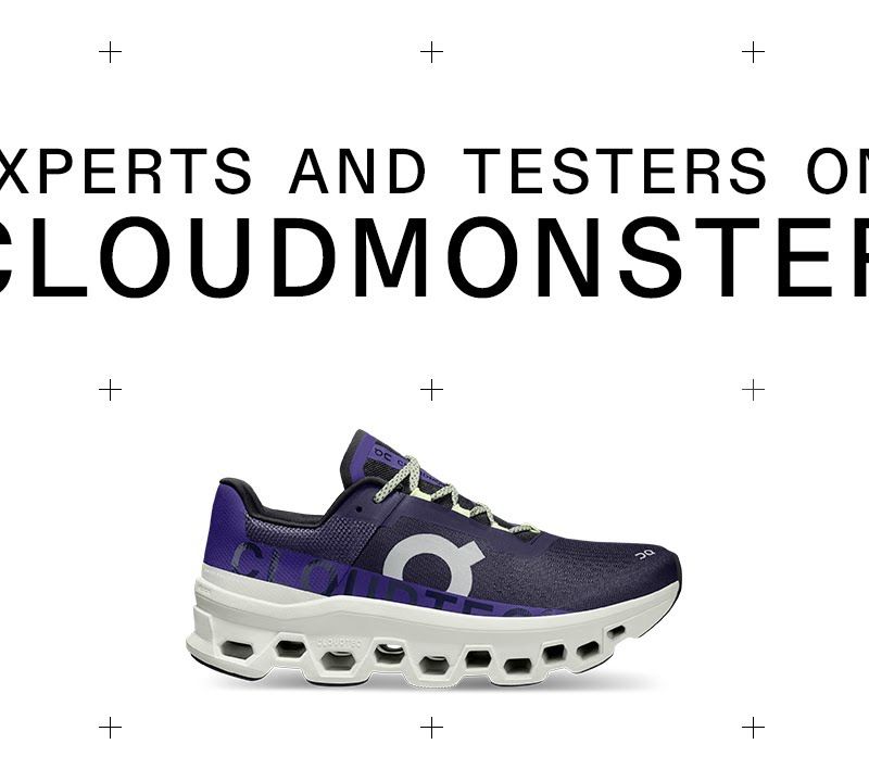 Damen Laufschuhe On Cloudmonster undyed weiß/weiß 14