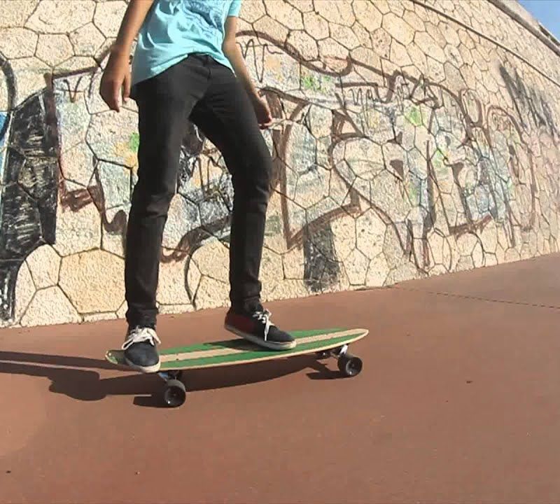 Street Surfing Kicktail 36 Rumble Jungle Surfskateboard schwarz 0614007/2 11