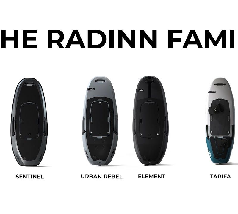Elektrisches Brett Radinn Freeride Element B kit G3 STD + STD batpk schwarz 9185AA 17
