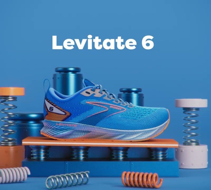 Brooks Levitate GTS 6 Herren Laufschuhe blau 1103961D405 17