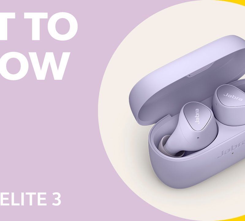 Kabellose Kopfhörer Jabra Elite 3 violett 1-91412-6 9