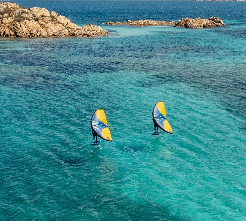 Wingfoil + Tragflächenboot Unifiber Impulse 5'4 navy blue UF900180120 22