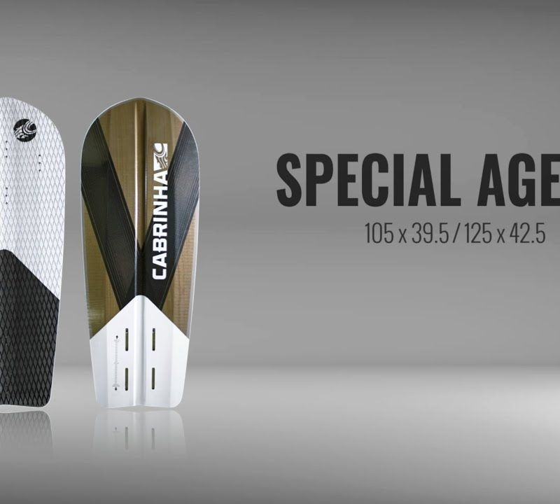 Cabrinha Special Agent braun/schwarz Kiteboard K1FBSPAGT105XXX 9