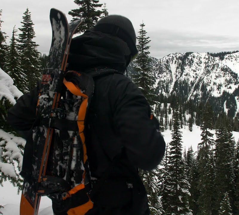 Union Rover Approach Ski schwarz und orange EXR0003 4