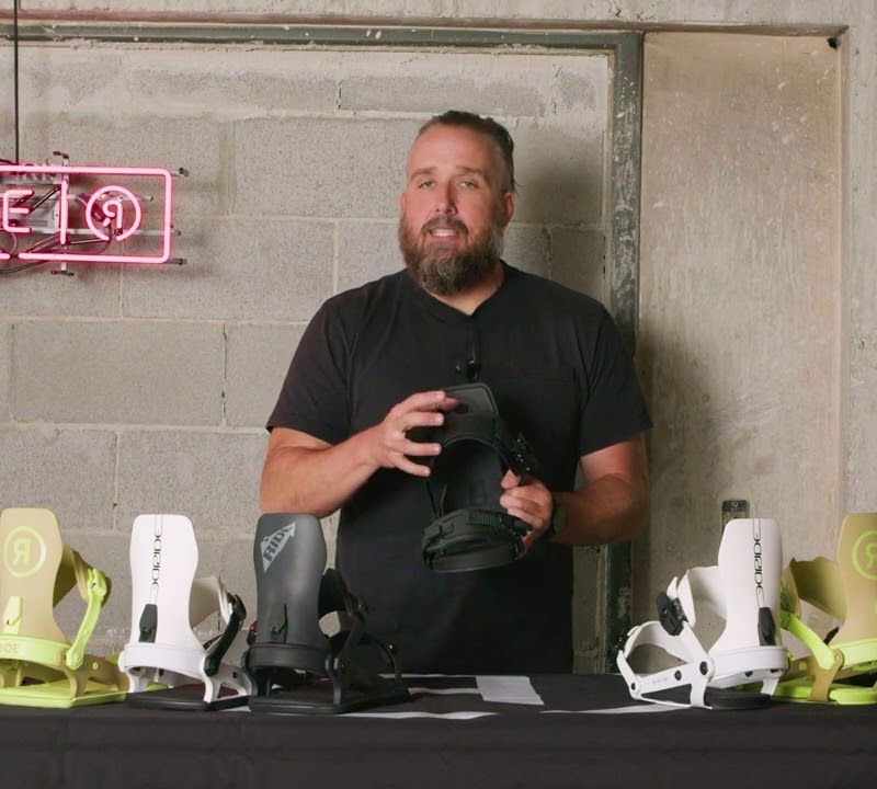 Herren Snowboardbindungen RIDE A-6 schwarz 6