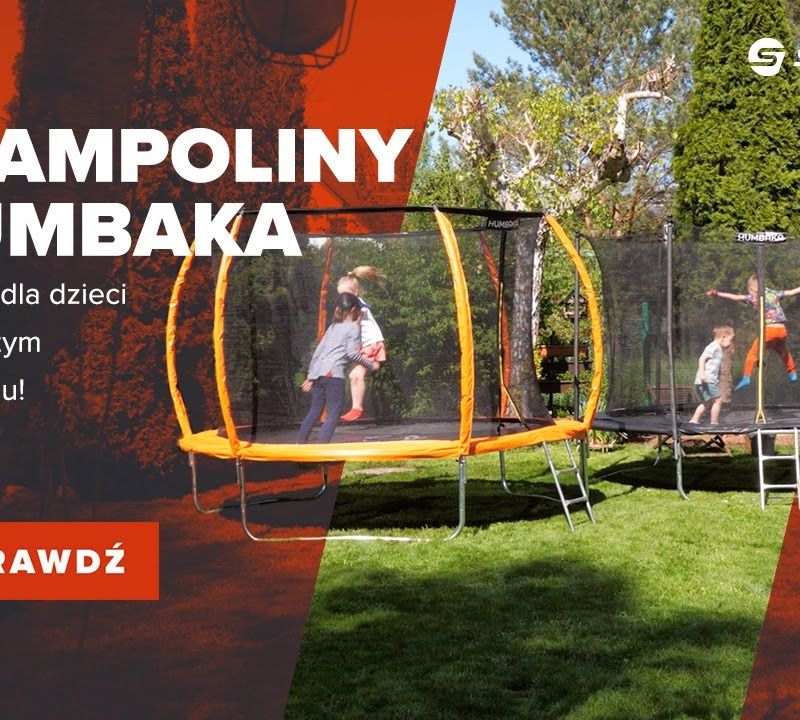 HUMBAKA Super 244 cm orange Gartentrampolin Super-8' Tramps 27