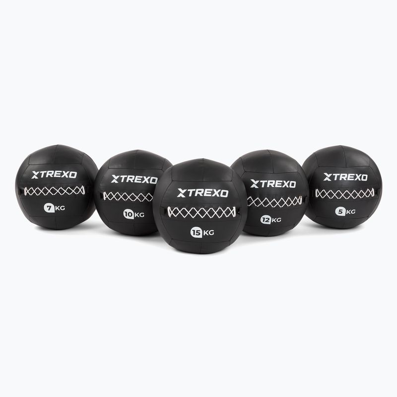 TREXO Wall Ball 5 kg schwarz 4