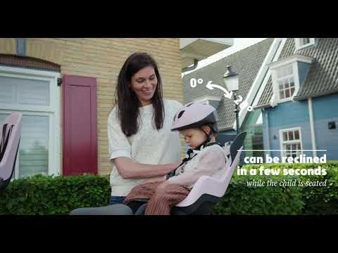 Bobike Go RS Gepäckträger Fahrradsitz grau/schwarz 8012600005 12