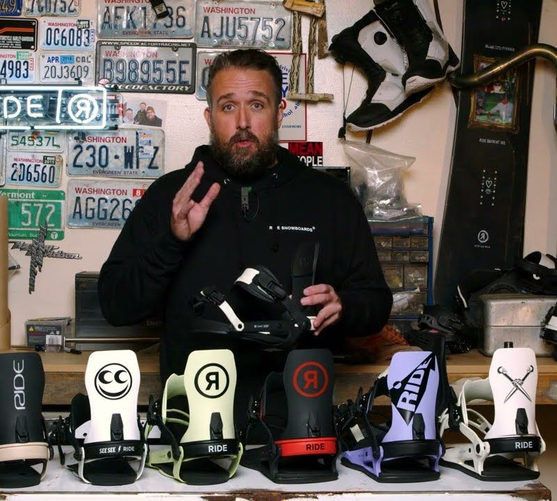 Snowboardbindungen Herren RIDE C-6 schwarz-rot 12G15 11