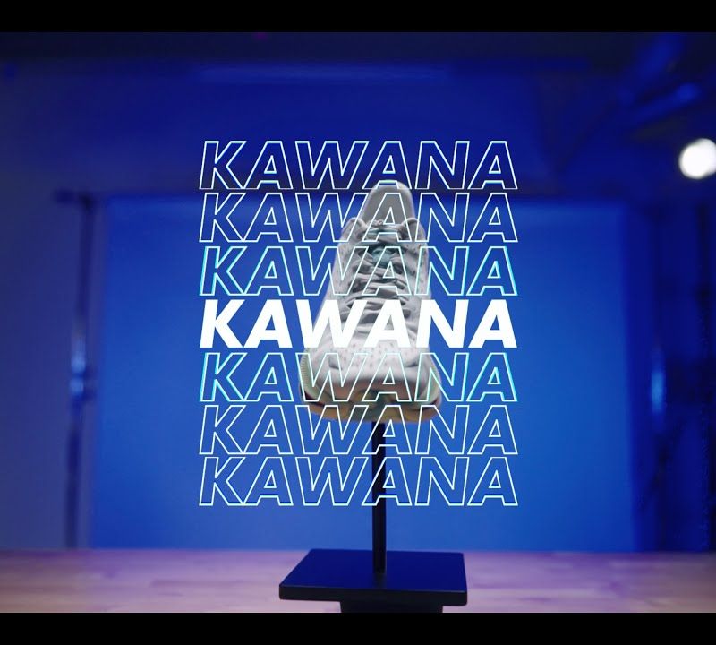 HOKA Kawana Damen Laufschuhe weiß und gelb 1123164-BDBB 18