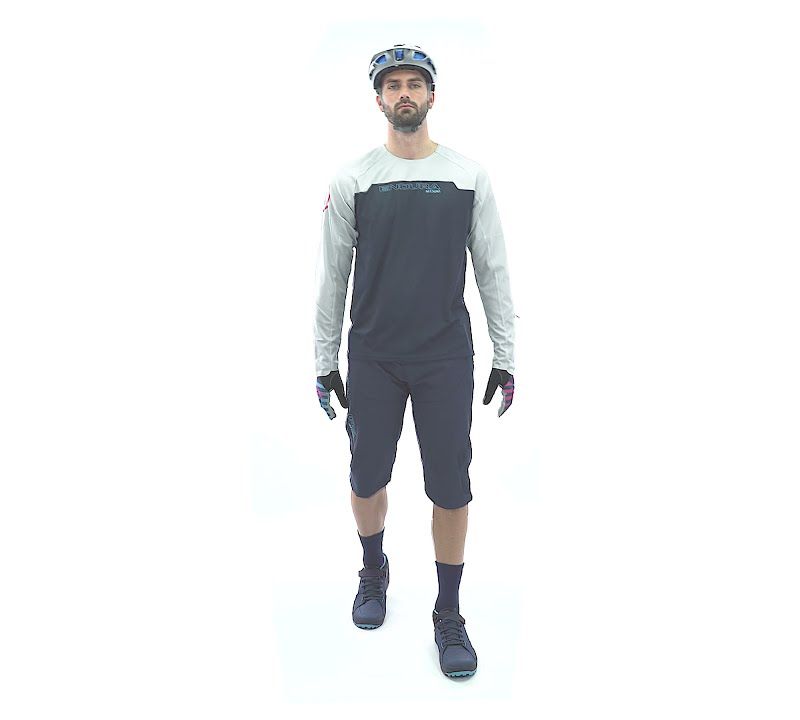 Fahrrad Longsleeve  Herren Endura MT500 Burner aubergine 12