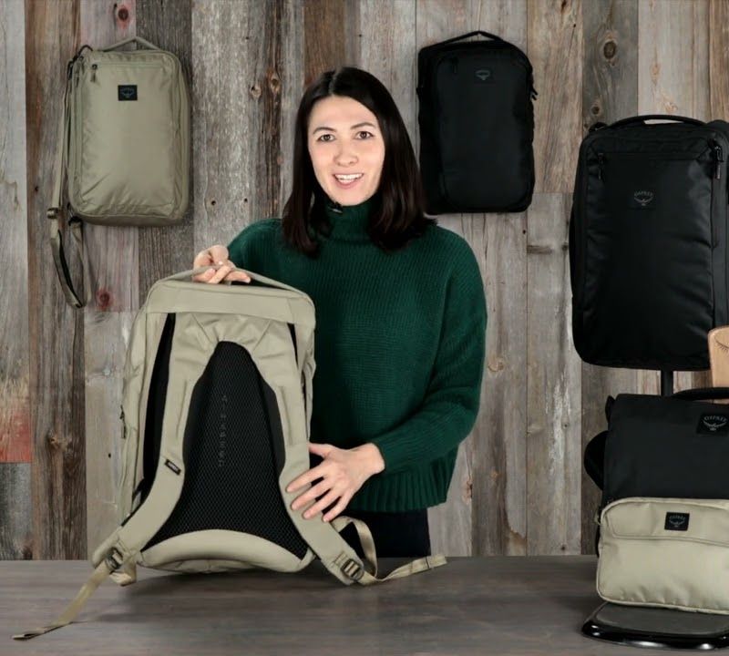 City Rucksack Osprey Aoede Airspeed 20 21 l tan concrete 14