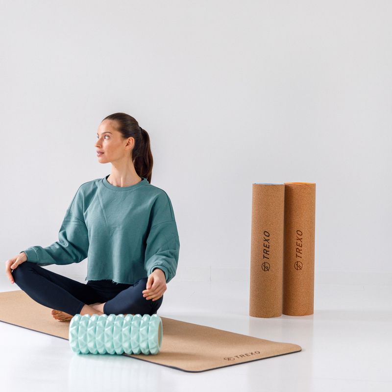 XTREXO EVA PVC-Massageroller schwarz MR-EV01C 7