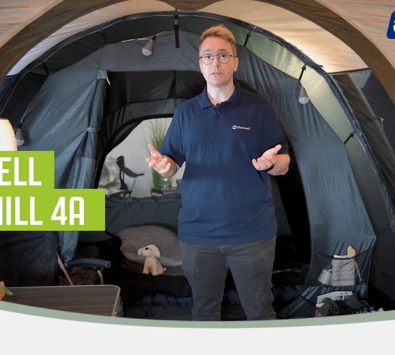 Outwell Starhill 4A 4-Personen-Campingzelt navy blau 111302 12