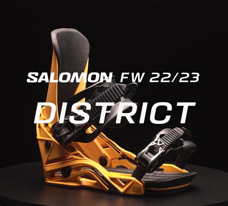 Snowboardbindungen Herren Salomon District schwarz L41776 9