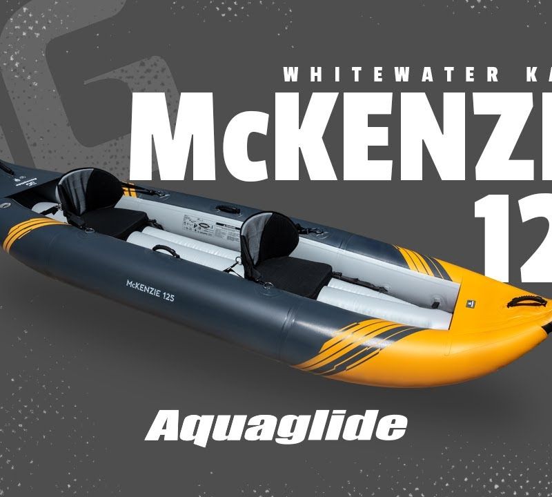 Aquaglide McKenzie 125 grau 584120129 Aufblasbares 2-Personen-Kajak 8