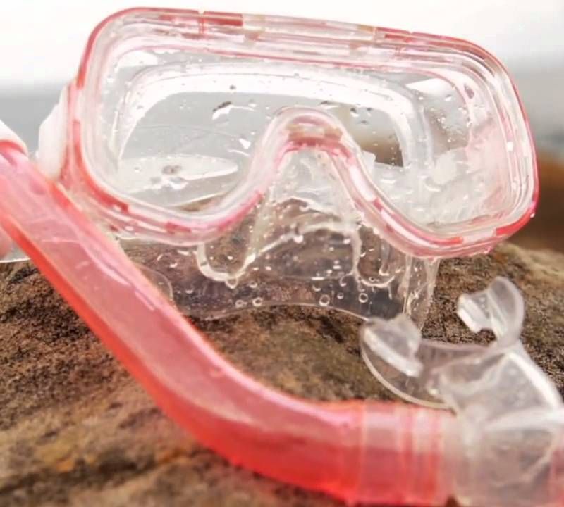 TUSA Tauchset Maske + Schnorchel + Schwimmflossen rosa UP-0201 12