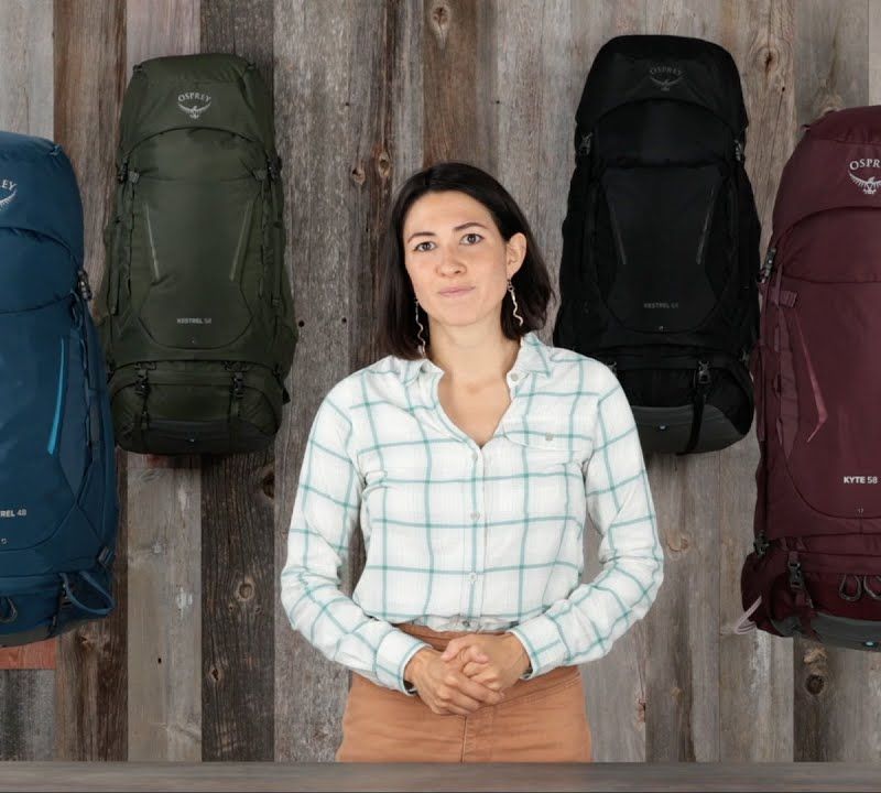Herren-Trekking-Rucksack Osprey Kestrel 68 schwarz 10004751 9