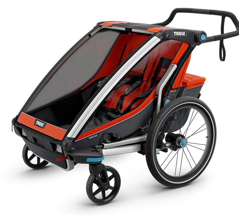 Thule Chariot Cross Doppel-Fahrradanhänger blau 10202024 13