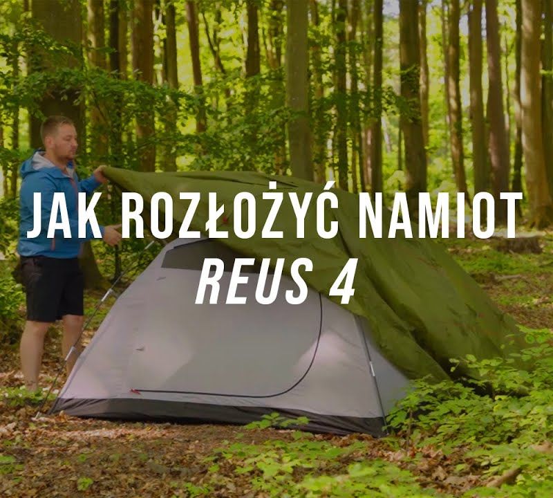 Alpinus Reus 4 4-Personen-Wanderzelt grün 13