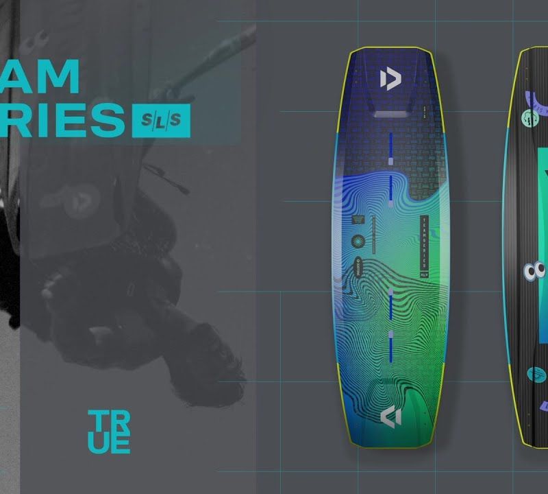 Kitesurfing Board DUOTONE Kite TT Team Series SLS 223 + finy WK 3.5 bunt 4423-3423 9