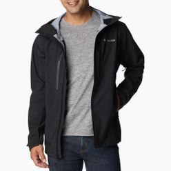 Columbia Peak Creek Shell 010 Herren Regenjacke schwarz 1988892
