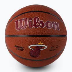 Wilson NBA Team Alliance Miami Heat Basketball braun WTB3100XBMIA