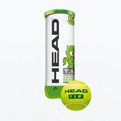 HEAD Tip Kinder-Tennisbälle 3 Stück grün/gelb 578133