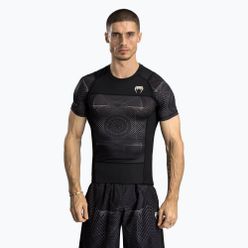 Rashguard Herren Venum G-Fit Air Men'S Short Sleeve Rashguard deep black/desert sand