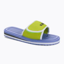 Kubota Pantoletten Klettverschluss blau/limette KKRZ67