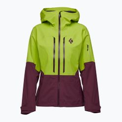 Damen Skijacke Black Diamond Recon Lt grün-maroon AP7450219388LRG1