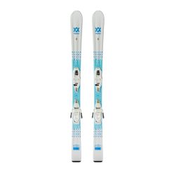 Kinder-Abfahrtsski Völkl FLAIR Junior weiß +4.5 VMotion Jr. Dame 121475/6162T1.VB