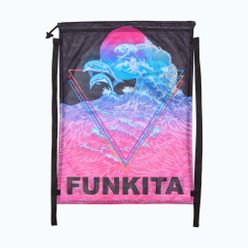 Funkita Mesh Gear Bag rosa und schwarz FKG010A7131700
