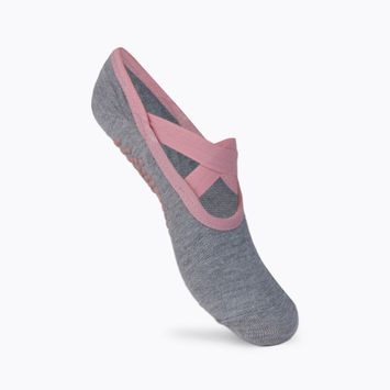 Gaiam Frauen Yoga Socken Anti-Rutsch grau 63755