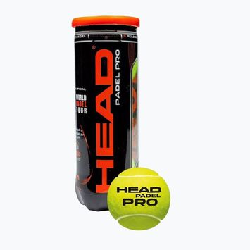 HEAD Pro Paddelbälle 3 Stück gelb 575613